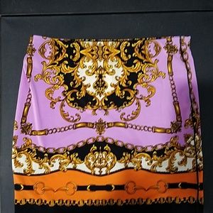 NWT Print mini skirt